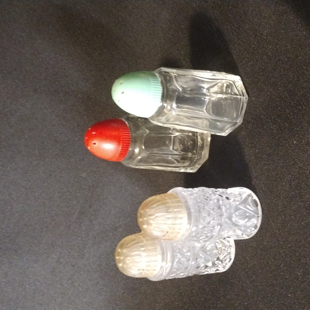Vintage Salt and Pepper Shakers 2 sets
